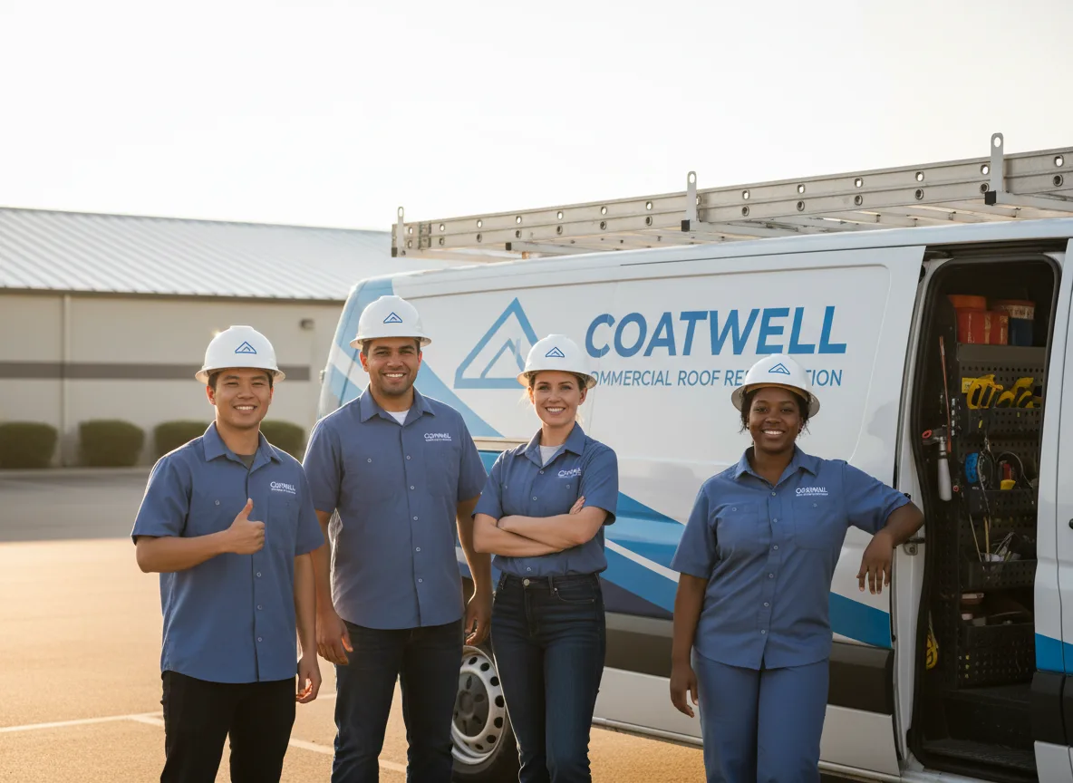 Commercial roof coating company in Plainfield, WI